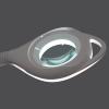 16X Magnifying Lamp LED Magnifier Light Glass Height Adjustable Floor Standing Magnifier Lash Lamp with Wheels Rolling Base for Esthetician Beauty Salon 110V view 3