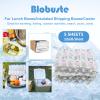 Dry Ice Packs for Shipping Frozen Food, No Smoke Effect, Shipping Ice Packs for Cooler/Lunch Box, Shipping Cold Pack Long Lasting, Reusable Gel Ice Freezer Packs for Cooler, Flexible, 5 Sheets-60Cell view 2