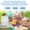 Dry Ice Packs for Shipping Frozen Food, No Smoke Effect, Shipping Ice Packs for Cooler/Lunch Box, Shipping Cold Pack Long Lasting, Reusable Gel Ice Freezer Packs for Cooler, Flexible, 5 Sheets-60Cell view 3