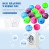 Blulu 12 Pieces Pet Hair Remover for Laundry Dryer Balls Reusable Washing Machine Hair Catcher Pet Dog Cat Catcher Lint Remover (Bright Color) view 3