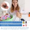 Blulu 12 Pieces Pet Hair Remover for Laundry Dryer Balls Reusable Washing Machine Hair Catcher Pet Dog Cat Catcher Lint Remover (Bright Color) view 4