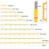 WUDLi Staircase Handrail Rail Banister Kit,Stainless Steel Grab Rail Nylon Shell Stairs Rail Support Kit Bathroom Safey Non-Slip Grab Bar Handle/330cm(11ft) view 2
