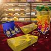 Radharani Arts Lot of 10 PCS Rajasthani Decorative Sweet Box,Fabric Brocade box for Indian Wedding Favor,Diwali gift box, Mithai box, Bangles Jewelry Box view 4
