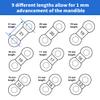 50PCS Replacement Elastic Straps for Anti-snoring Appliance 100% Latex Free (Yellow, 13mm) view 2