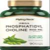 Piping Rock Phosphatidyl Choline Supplement | 840mg | 90 Softgels | from Soy Lecithin | Non-GMO, Gluten Free view 1