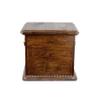 Art-Dog Big Urn for Horse Ashes - Handmade Wooden Memorial with Customizable Cold Cast Bronze Statue Horse Memorial Urn with Sculpture 9.4 x 7.3 x 8.9 Staffordshire Bull Terrier view 4
