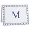 Fox Valley Traders Custom Single Initial Notecards with Border, Set of 20 view 3