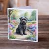 Caroline's Treasures Bouvier des Flandres Spring Path Greeting Cards Pack of 8 Blank Cards with Envelopes Whimsical A7 Size 5x7 Blank Note Cards view 2