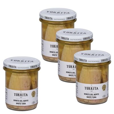 Generic Yurrita Gastronomika Selected by Jos Andrs Bonito Del Norte In Olive Oil, 6.7 oz, 4 Pack