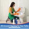Amazon Brand  32oz Ring King Toilet Bowl Cleaner With 13 Long Toilet Bowl Mop Applicator | Heavy Duty Toilet Bowl Cleaner For Hard Water Stain On Toilet Tubs and Showers. view 3