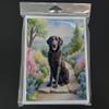 Caroline's Treasures Curly-Coated Retriever Spring Path Greeting Cards Pack of 8 Blank Cards with Envelopes Whimsical A7 Size 5x7 Blank Note Cards view 3
