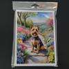Caroline's Treasures Australian Terrier Spring Garden Greeting Cards Pack of 8 Blank Cards with Envelopes Whimsical A7 Size 5x7 Blank Note Cards view 3