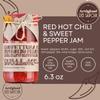 ARTIGIANI DEI SAPORI - Calabrian Red Hot Chili & Sweet Pepper Jam, 6.3 oz, Red Pepper Jelly, Product of Italy view 2