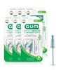 GUM Proxabrush Go-Betweens Refills - Tight - Compatible with GUM Permanent Handle -Reusable Interdental Brushes for Tight Teeth - Soft Bristled Dental Picks, 8 Count(Pack of 6) view 1