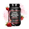 DMoose Grass Fed Whey Protein Powder - for Muscle Growth & Recovery, Naturally Sweetened & Flavored, Rich in Amino Acids, Fast Absorbing Performance Formula (2 Lbs, Strawberry) view 1