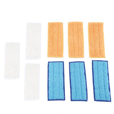 9 PCS Microfiber Spray Mop Replacement Heads, Reusable Washable Mop Pads Flat Replacement Heads for Floor Cleaning and Scrubbing