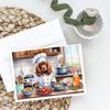 Caroline's Treasures Sussex Spaniel The Chef Greeting Cards Pack of 8 Blank Cards with Envelopes Whimsical A7 Size 5x7 Blank Note Cards view 2