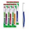 GUM End Tuft Toothbrush - Extra Small Head for Hard-to-Reach Areas - Implants, Back Teeth, and Wisdom Teeth - Soft Dental Brush for Adults, 1 Count(Pack of 6) view 1