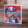 Caroline's Treasures Skye Terrier Patriotic American Greeting Cards Pack of 8 Blank Cards with Envelopes Whimsical A7 Size 5x7 Blank Note Cards view 2