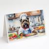Caroline's Treasures Bouvier des Flandres The Chef Greeting Cards Pack of 8 Blank Cards with Envelopes Whimsical A7 Size 5x7 Blank Note Cards view 1