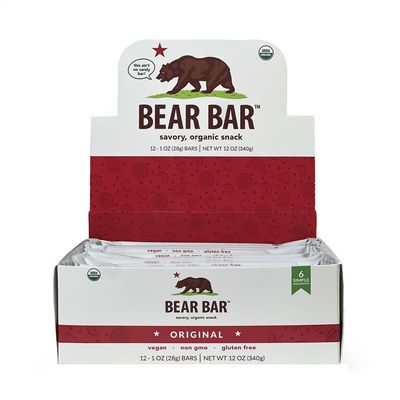 Bear Bar Original, Organic, 1 oz (12 Pack)