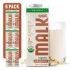 MALK Oat Milk (32oz, Pack of 6) Original Shelf Stable Organic Oat Milk, Non GMO, Dairy Free, Vegan, Plant Based, No Gums or Fillers - Barista Malk Oatmilk for Smoothies, Cereal, Creamy Lattes & Coffee view 1