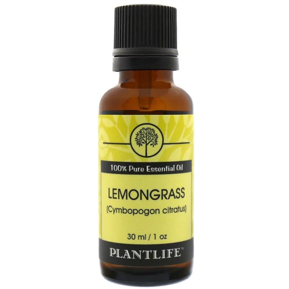 Plantlife Lemongrass Aromatherapy Essential Oil - Straight from The Plant 100% Pure Therapeutic Grade - No Additives or Fillers - 30 ml