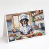 Caroline's Treasures Greater Swiss Mountain Dog The Chef Greeting Cards Pack of 8 Blank Cards with Envelopes Whimsical A7 Size 5x7 Blank Note Cards view 1