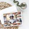 Caroline's Treasures Greater Swiss Mountain Dog The Chef Greeting Cards Pack of 8 Blank Cards with Envelopes Whimsical A7 Size 5x7 Blank Note Cards view 2