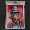 Caroline's Treasures Chesapeake Bay Retriever Patriotic American Greeting Cards Pack of 8 Blank Cards with Envelopes Whimsical A7 Size 5x7 Blank Note Cards view 3