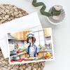 Caroline's Treasures Saluki The Chef Greeting Cards Pack of 8 Blank Cards with Envelopes Whimsical A7 Size 5x7 Blank Note Cards view 2