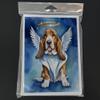 Caroline's Treasures Basset Hound My Angel Greeting Cards Pack of 8 Blank Cards with Envelopes Whimsical A7 Size 5x7 Blank Note Cards view 3