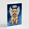 Caroline's Treasures Norfolk Terrier My Angel Greeting Cards Pack of 8 Blank Cards with Envelopes Whimsical A7 Size 5x7 Blank Note Cards view 1