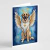 Caroline's Treasures Anatolian Shepherd My Angel Greeting Cards Pack of 8 Blank Cards with Envelopes Whimsical A7 Size 5x7 Blank Note Cards view 1