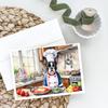Caroline's Treasures Boston Terrier The Chef Greeting Cards Pack of 8 Blank Cards with Envelopes Whimsical A7 Size 5x7 Blank Note Cards view 2