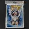 Caroline's Treasures Tibetan Terrier My Angel Greeting Cards Pack of 8 Blank Cards with Envelopes Whimsical A7 Size 5x7 Blank Note Cards view 3