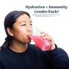 Drinklits Ginger-Lime Electrolyte Hydration & Strawberry Immunity Tablets (2) Tube Combo Pack | Great Taste  Gluten Free  Daily Use | 20 Servings (10 Tablets Per Tube) view 3