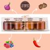 Artigiani dei Sapori La Formaggeria Cheese Condiment 4-Pack  Sweet Tropea Onion Jam, Chili Jam, Chestnut Honey & Mixed Berries Jam (1.3 oz x 4) view 2