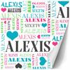 AOFUN Personalized Birthday Gifts Personalized Wrapping Paper Customized Wrapping Paper for Boys Girls Men Women Wrapping Paper For Men Love Wrapping Paper 5 Rolls 58"" x 23"", Style 16 view 3