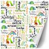 AOFUN Personalized Name Gift Wrapping Paper For Him Personalized Name Text Wrapping Paper Gift for Mother Father Day Birthday Christmas Day 5 Rolls 58" x 23" view 3