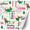 AOFUN Personalized Birthday Gifts With Name Logo Gift Wrapping Paper Multi Color Cute Birthday Wrapping Paper Baby Christmas Wrapping Paper 5 Rolls 58"" x 23"", Style 23 view 3