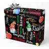 AOFUN Personalized Name Text Funny Christmas Wrapping Paper Personalized Name Heart Custom Name Gift Wrapping Paper 5 Rolls 58" x 23" view 1