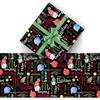 AOFUN Personalized Name Text Funny Christmas Wrapping Paper Personalized Name Heart Custom Name Gift Wrapping Paper 5 Rolls 58" x 23" view 2
