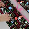 AOFUN Personalized Name Text Funny Christmas Wrapping Paper Personalized Name Heart Custom Name Gift Wrapping Paper 5 Rolls 58" x 23" view 4