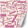 AOFUN Personalized Name Text Wrapping Paper Designer Wrapping Paper Mens Wrapping Paper Christmas Funny Christmas Wrapping Paper 3 Rolls 58"" x 23"", Style 12 view 3