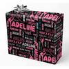 AOFUN Personalized Name Text Cute Birthday Wrapping Paper Mens Birthday Wrapping Paper Funny Gift Bags For Adults Christmas Paper Wrap Wrapping Papper 5 Rolls 58" x 23" view 1
