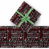 AOFUN Custom Gift Tissue Paper Roll Anniversary Wrapping Paper For Men Funny Gift Bags For Adults Wrapping Paper Roll with Printed Name 5 Rolls 58" x 23" view 2