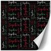 AOFUN Personalized Wrapping Paper with Name/Text Wrapping Paper Roll with Printed Name Christmas Wrapping Supplies Valentines Paper 3 Rolls 58" x 23" view 3