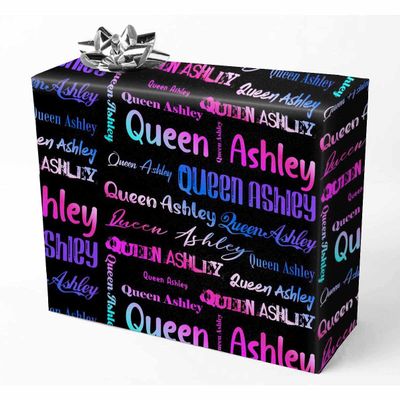 AOFUN Custom Gift Wrapping Paper Custom Gift Wrapping Paper Custom Gift Tissue Paper Roll for Boys Girls Men Women Happy Birthday Gift Wrap 3 Rolls 58" x 23"