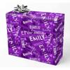 AOFUN Custom Wrapping Paper Custom Wrapping Paper With Name Text Funny Gifts Christmas Paper Wrap Custom Wrapping Paper With Name Text 3 Rolls 58" x 23" view 1